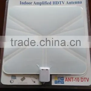 2015 Wholesale Amplified Indoor Digital TV Antenna Ultra-thin 50 Miles Range HD High Gain Flat Antenna Amplified TV Antenna thumbnail-3