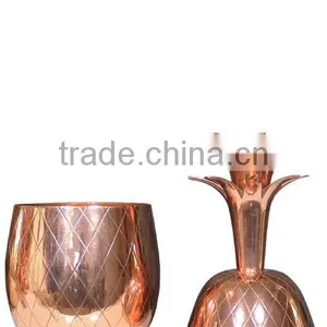 Brass Pineapple Copper Mug thumbnail-2