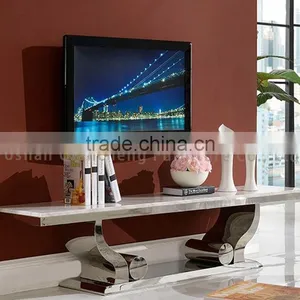 Marble Top TV Stand Furniture Living Room Furniture thumbnail-1