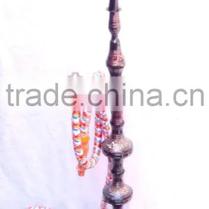 Decorative Brass Hookah, Hookah Pipe, Arabic Hookah, Decorative Metal Hookah thumbnail-1