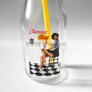 Fashion 250ml Starbucks Type Mango Juice Glass Beverage Bottle thumbnail-3