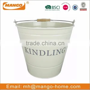 Powder Coating Metal Kindling Wood Bucket thumbnail-1