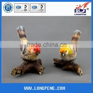 OEM White Polyresin Bird for Garden Decoration & Indoor thumbnail-2