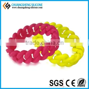 Silicone Twist Bracelet, Wrist Band thumbnail-2