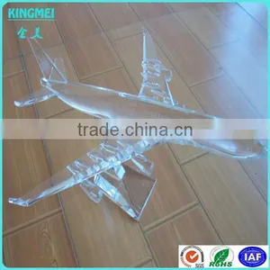 2015 Hot Sale Crystal Glass Airplane Model Award for Souvenir thumbnail-3
