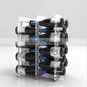 Party High Quality Acrylic Wine Bottle Holder for Hotel/resturant/bar/home thumbnail-3