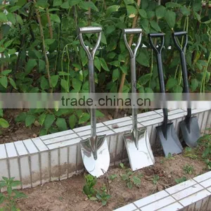 High Quality Stainless Steel D Shape Garden Hand Snow Shovel thumbnail-2