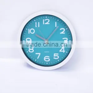 Beautiful Style and Good Quality Cheap Price Creative Customized Advertising Plastic Wall Clock thumbnail-4