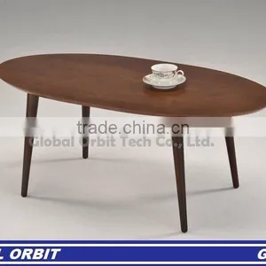 Home Furniture Tempered Glass High Quality Wooden Coffee Table thumbnail-6
