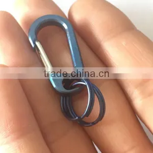 TK-1772 Titanium Alloy Mini Quick Release Snap Hook Keychain Carabiner thumbnail-4