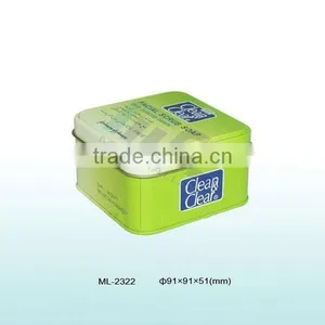 Square Tin Box for Soap thumbnail-1