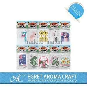 2016 Custom Design and Shape Promotionalcar Paper Cardboard Hemp Paper Air Freshener thumbnail-3