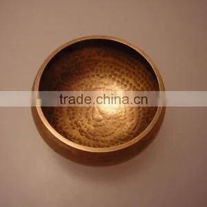 High Quality Buddhist Meditation Hammered Klangschale Singing Bowl thumbnail-1