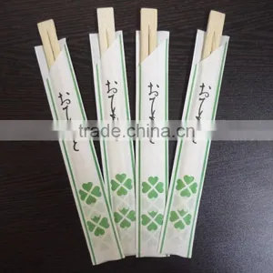 Personalize Environmental Flat Bamboo Disposable Chopstick thumbnail-3
