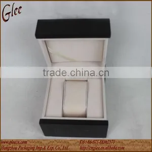 Chamois Velvet Wood Wristwatch Box Men / Lady Watch Box thumbnail-1