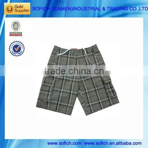 Casual 100% Cotton Cargo Shorts for Mens in Stock thumbnail-1
