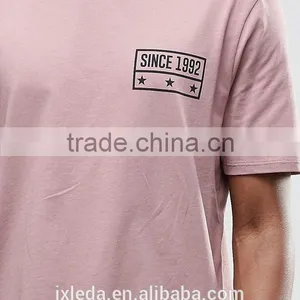 Factory Direct Wholesale Cheap t Shirts 2016 Custom Printed Men Longline Full Size T-shirt thumbnail-4