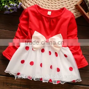 2016 Wholesale Newborn Baby Girl Cotton Party Wear Dress Dance Wear thumbnail-2