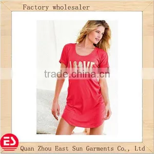 OEM Factory Good Quanlity Ladies Night Dress Pajamas thumbnail-1