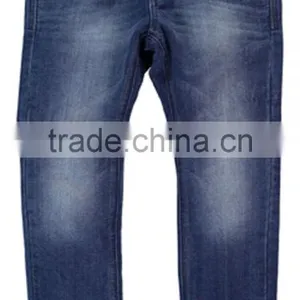 98% Ctn, 2% Lycra, Children Boys Dark Blue Danim Long Pant thumbnail-1