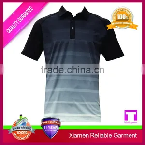 Hot Selling Custom Horizontal Striped Polo Shirt, Polo Shirt China Clothing Manufacturers thumbnail-1