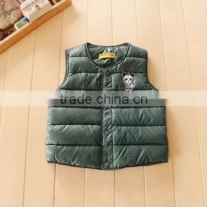 Wholesale High Quality Frozen Vests of Children Fur Vest for Kids Winter Vest for Babies thumbnail-3