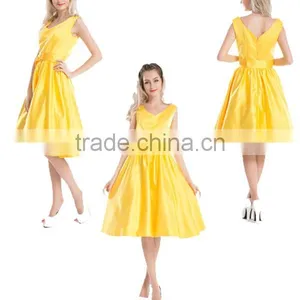 Vintage 50s Fifties 50s Rockabilly Pinup Party Prom Dress thumbnail-1