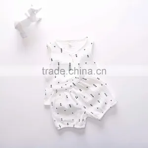 Newest Cotton Baby Clothes 2017 Summer Newborn Baby Girl Custom Children Clothes Set thumbnail-3