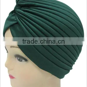 Men and Women Solid Color Bow Head Hat Outdoor Sunscreen Scarf Cap Watermelon Cap Cap Cap Cap Can be Folded thumbnail-1