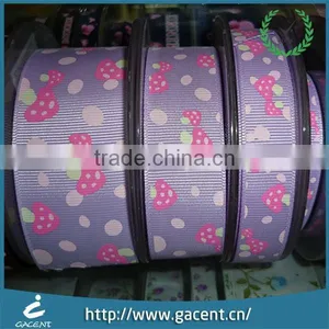High Quality Wholesale Polyester 3 Inch Printed Grosgrain Ribbon thumbnail-5