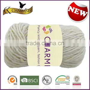 Charmkey Multicolor Dot Blended Yarn Acrylic Knitting Yarn Melange Roving Yarn for Sweaters thumbnail-1