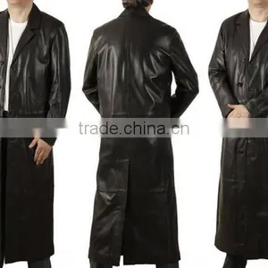 Leather Long Coat thumbnail-4