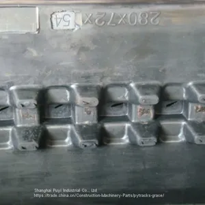 Rubber Track 280*72*47 for Remote Control Robot Lawn Mower thumbnail-2