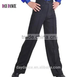 New Boys Latin Dance Black Pants Kids Ballroom Modern Latin Dance Pants thumbnail-1