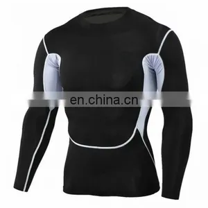 Long Sleeves Dye Sublimation Rash Guard Gym Tight Compression Wear thumbnail-1