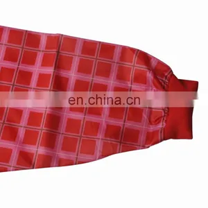 Red Sleeve White Colour 100% Polyester Children Smock thumbnail-5