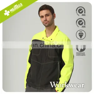 Yellow Automotive Worker Workwear Uniform Jackets thumbnail-1