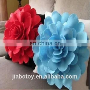 Flower Shape Throw Pillow Felt Rose With BONUS Pillow Pattern Tutorial thumbnail-3