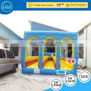New Style Jumping Castle Interactive Bungee Run Giant Inflatable Obstacle Course With Great Price thumbnail-1