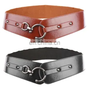 Grace Karin Women Ladies Girls Retro Metal Hook Buckle Elastic Waist Belt Waistband CL010484 thumbnail-1