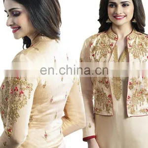 2017 Ladies Party Wear Salwar Kameez / Semi-Stitched Koti Style Salwar Suits 2017(salwar Kameez Suits) thumbnail-2