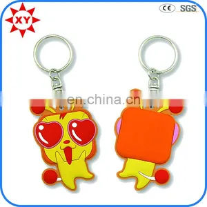 New Design Promotion Gift Cute Expression Soft Pvc Keychain thumbnail-1