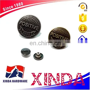 20mm Zinc Alloy Button, Metal Buttons for Customized Design thumbnail-1