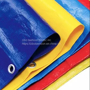 PE Tarpaulin Scaffolding Sheet (LENO) Pool Cover PP Weed Barrier PE Wrap PE & PP Roll Goods thumbnail-1