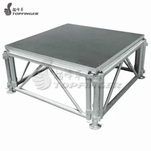 Sell DIY Mobile Adjustable Portable Detachable Aluminum Church Entertainment Design Stage Platform For Sale thumbnail-1