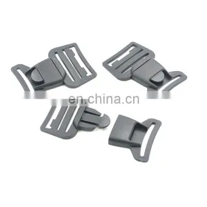 M032B-40Black Adjustable Plastic Quick Belt Side Release Slide Buckle thumbnail-3