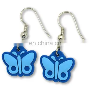 Wholesale Soft Pvc Fashion Earrings Without Ear Muff thumbnail-6