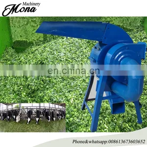 Top Quality Manual Feeding Electric Motor Drive Grass Grinding Machine With Best Price thumbnail-1
