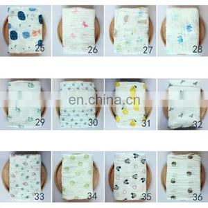 Soft 100% Organic Cotton Classic Animal Print Newborn Baby Receiving Blanket thumbnail-5