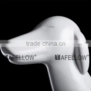 White Fiberglass Abstract Dog Mannequin for Sale thumbnail-4